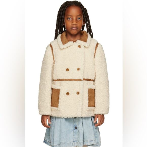NWOT Stand Studio Chloe Mini Faux Shearling Jacket 10 - Picture 1 of 7